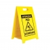 Cavalete Placa De Sinalização Piso Escorregadio Dobrável 30x50Cm