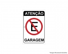 Placa Sinal.pvc 20x30cm Atencao Garagem Ref2471