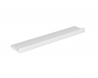 Porta Quadro Branco 15mm+suporte Invisivel 10x60cm
