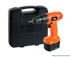 Furadeira Parafusadeira Bateria 220v 12v Cd121k Black Decker