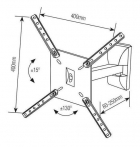Suporte Brasforma Sbrp130 De Parede Para Tv/monitor De 10 Até 55 Branco