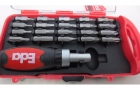 Jogo De Chave Catraca Reta 1/4 Com 21 Bits Eda 9je