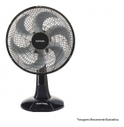 Ventilad Mesa Turbo Preto 6 Pas 30cm 52w 220v