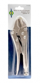 Alicate Pressao Brasfort Reto Cromado 10 Blister 8785