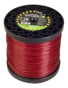Fio Nylon Cortador Grama Grassfio 2,0mm 2kg Vermelho