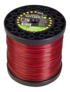 Fio Nylon Cortador Grama Grassfio 2,4mm 2kg Vermelho