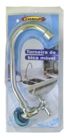 Torneira Bica Movel Parede Emavah 1168 C64 Blister