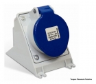 Tomada Steck Sobrepor 3p+t 16a 220v Azul N-4009