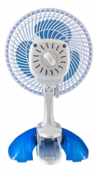 Ventilador De Mesa Ventisol Mini Branco Com 3 Pás Cor Azul, 20cm De Diâmetro 220v