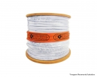 Cabo Coaxial Foxlux Rg6 67 300Mts Branco