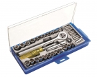 Soquete/Bits Jogo 40Pcs Encaixe 1/4-3/8" Importado