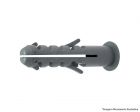 Bucha Plastica 12Mm C/Anel Sc 0250Pcs