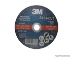 Disco Corte Aco Inox 3M 41/2X1/16X7/8 1,6Mm Dc Fast Cut