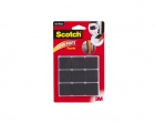 Feltro 3M Anti-Risco Quadrado Preto C G 9Pcs Blister