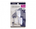 Gancho Plast C/Adesivo Primafer Quadrado 0,5Kg Blister 2509