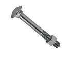 Parafuso Frances Zinc C/Porca C 5/16"X3.1/2" 100P