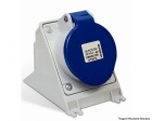 Tomada Steck Sobrepor 2P+T 16A 220V Azul N-3006