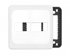 Pial Pop Modulo Placa+Suporte 1+1 Posto 4X4 Lgp42