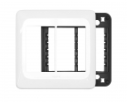 Pial Pop Modulo Placa+Suporte 3+3 Postos Juntos 4X4 Lgp46