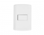 Interruptor Pluzi Modular 1 Tecla Simples C/Placa