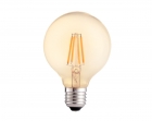 Lampada Filamento Led Globo Ambar G095 4W E27 Biv