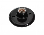 Plafon Pvc Soq Porcelana Opl Preto E-27 Blister
