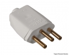 Plug Macho 2P+T 10A/250V Cz 39005 Prpb10-3 c/10pcs