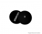 Canopla Completa Lustre/Spot Preto 110Mm Bsp