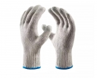 Luva Malha Lisa Tricotada Branca Cottonflex "G" c/12pcs