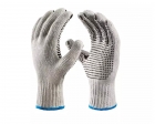 Luva Malha Pigmentada Tricotada Branca Cottonflex "M" c/12pcs
