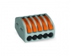Conector Emenda Wago 5P 32A 222-415 c/40pcs